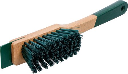 Grasmaaierborstel met schraper