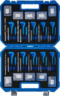 Schroefdraad reparatieset metrische en inchmaten M5 - M12 1/4 - 1/2 320-dlg