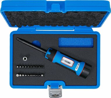 Set momentschroevendraaier met bitset (1/4) 1 - 8 Nm 22-dlg