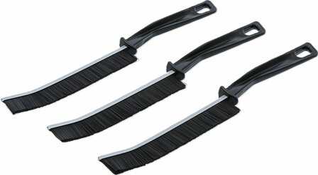 Set hoek-reinigingsborstels met stijve haren 230 mm 3-dlg