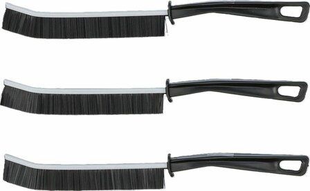 Set hoek-reinigingsborstels met stijve haren 230 mm 3-dlg