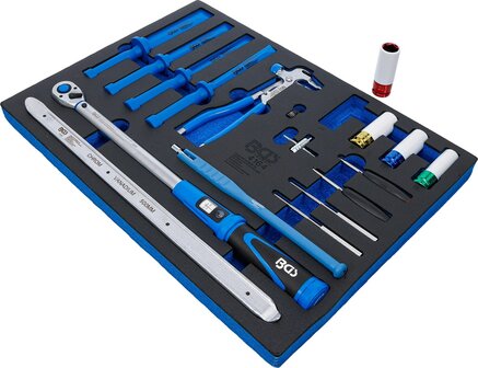 Gereedschapmodule 3/3: speciaalgereedschap voor de bandenservice 18-dlg