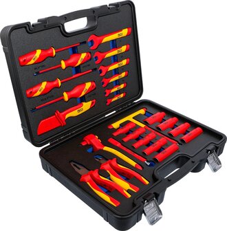 VDE-dopsleutelset aandrijving 10 mm (3/8) 25-dlg