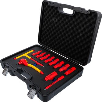 VDE-dopsleutelset aandrijving 10 mm (3/8) SW 7 - 22 mm 12-dlg