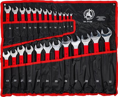 Steekringsleutelset met antislip handgreep 6 - 32 mm 25-dlg