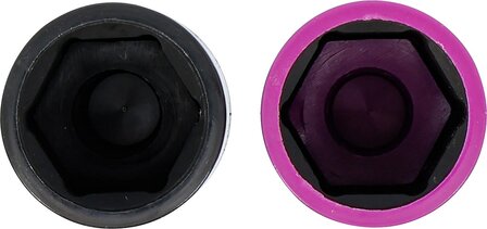 Kracht wielmoer dopsleutelset 12,5 mm (1/2) 20,5 / 21,5 mm 2-dlg