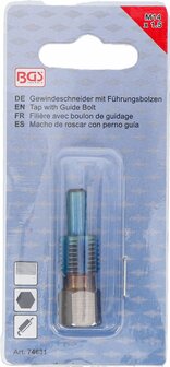 Draadsnijplaat met geleidepin voor temperatuursensoren M14 x 1,5
