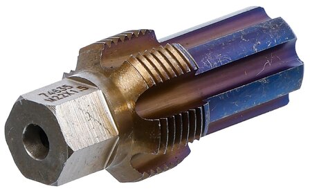 Draadsnijplaat met geleidepin voor sensoren M22 x 1,5