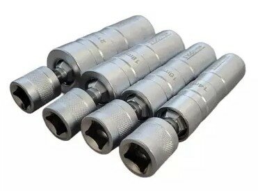 Bougie Doppenset 3/8 Magnetisch Flexibel 4-Delige
