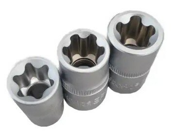 Torx-Dopsleutel Set 1/4+3/8+1/2 101-dlg