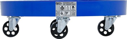 Bgs Technic Standaard olietrommelwagen voor 200 liter vaten