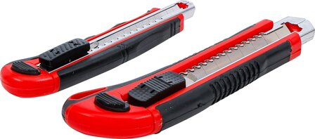 Set universele afbreekmessen mesbreedte 9 / 18 mm 2-dlg
