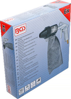 Bgs Technic Lucht zandstraalpistool met toebehoren