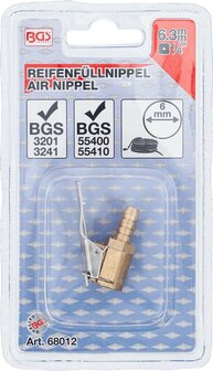 Luchtuitsteeksel 6,3 mm (1/4)