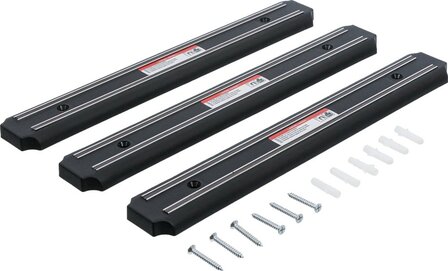 Set magneetstrips vlak 330 mm 3-delige