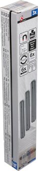 Set magneetstrips vlak 330 mm 3-delige