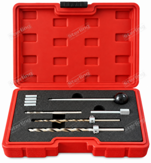 Schroefdraadreparatieset voor injectorbevestigingsbouten 10 stuks