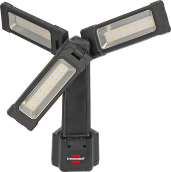 Oplaadbare LED-bouwlamp met statief, 2500 lm, IP65