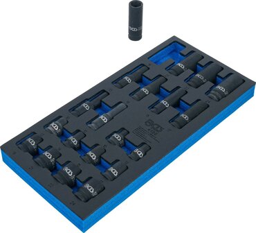 Bgs Technic 1/3 gereedschapskist: 20-delige stekkerdoos 10-24 mm