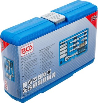 Gereedschapset voor ontstekings- en voorverwarmingsbougies 10 mm (3/8) 12-dlg