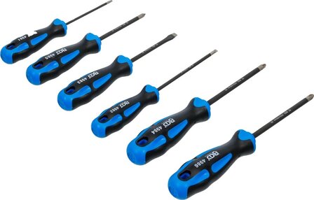 Schroevendraaierset met diamantcoating 6-dlg