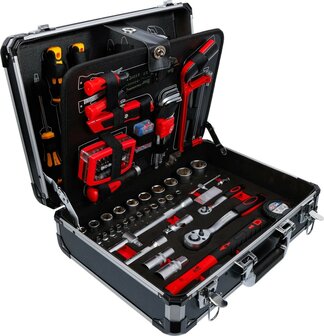 Gereedschapset in Alu koffer 154-dlg