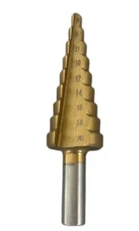 Stappenboor HSS Staal Titanium 60-62HRC