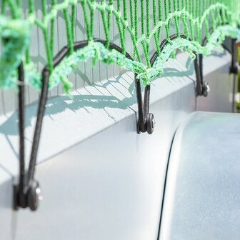 Aanhangernet 1,00x2,00M met elastisch koord in polybag