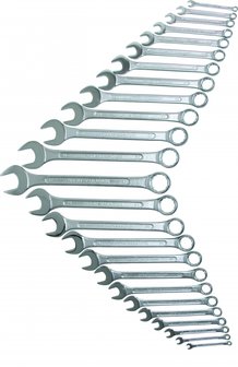 Bgs Technic Ring-steeksleutelset, 25 delig