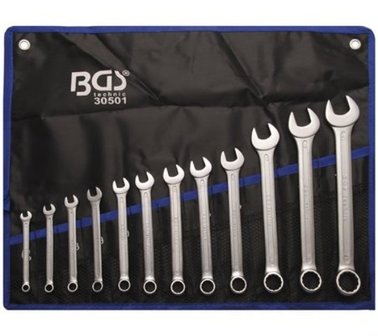 Bgs Technic Ring-steek sleutel set, 12 delig