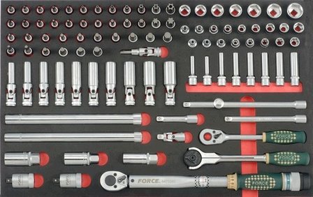 Gereedschapswagen 8-lades met 405-delig gereedschap (EVA)