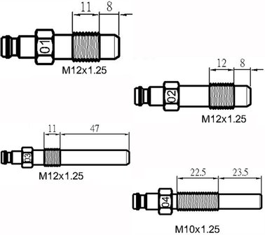 Bgs Technic Compressietestset voor benzine- en dieselmotoren