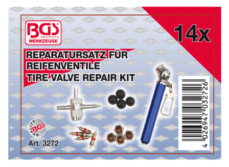 Bgs Technic Reparatieset voor bandenventielen 14-delig