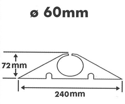 Kabelbrug 60mm