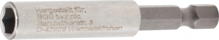 Bgs Technic Magnetische bithouder, extra sterk 6,3 mm (1/4) zeskant 60 mm