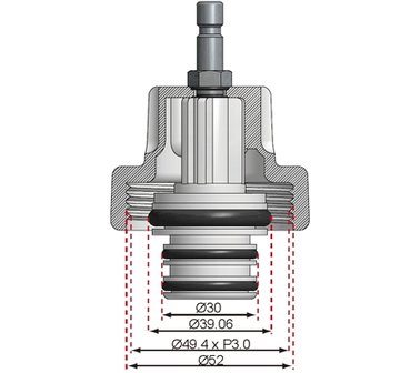 Bgs Technic Adaptor No.17 voor Radiator druk test kit  BMW E60, E63, E64, E65