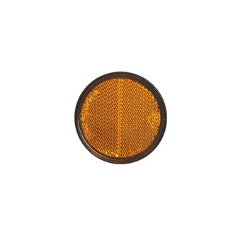 Reflector oranje 58mm zelfklevend met grondplaat