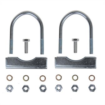 U-beugel rond 60/70mm voor neuswielklem - set van 2 stuks