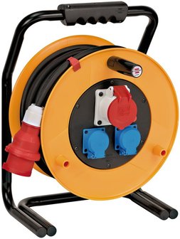 Brobusta&reg; CEE 1 IP44 kabelhaspel voor industrie/bouw 30m