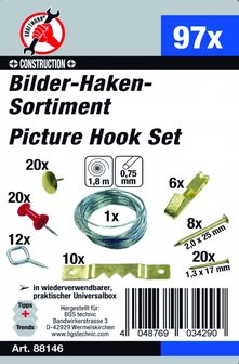 97-delige Picture Hook Assortiment