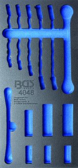 Bgs Technic Gereedschapsbakje 1/3, leeg voor artikel BGS 4048