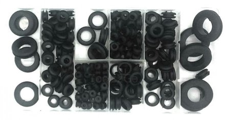 Rubber doorvoertules assortiment 180 delig