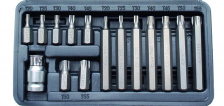 Bgs Technic Bit set Torx, 15 delig