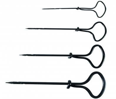 4-delige handboor set, 2-5 mm