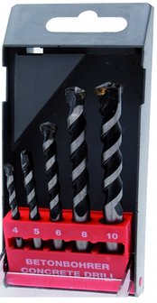 Bgs Technic Boor, beton 4-10mm 5 delig set