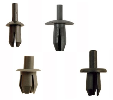 Bgs Technic Assortiment, bekledings clips VW, Audi, Volvo, Chrysler, Ford &amp; Mercedes, 350-delig