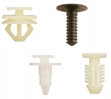 Bgs Technic Assortiment, bekledings clips voor Peugeot &amp; Citroen, 345-delig