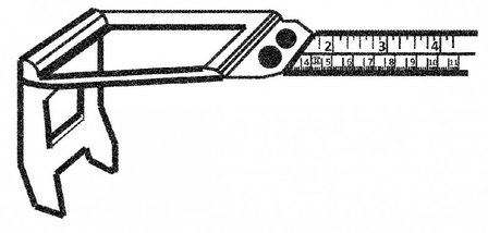 Rolmeter 15 mm