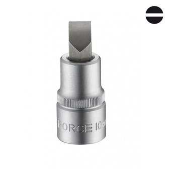 Platte bit doppen 3/8 (50mmL) 4mm