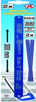 Bgs Technic 2-delige HSS Metal Blade Set 13 x 300 mm